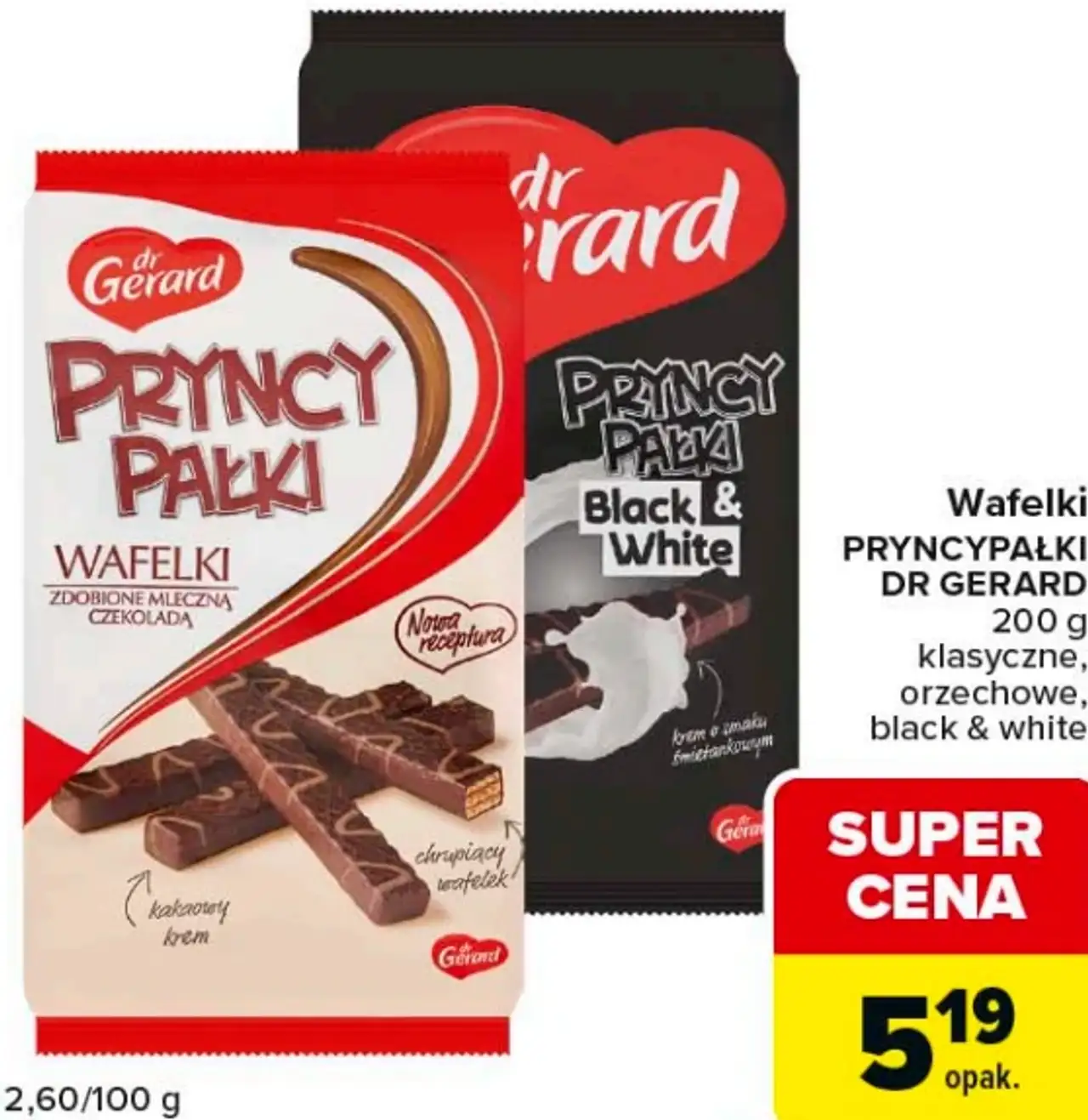 Wafelki PRYNCYPAŁKI DR GERARD 200 g