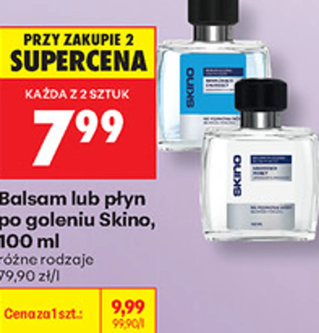 Balsam lub płyn po goleniu Skino, 100 ml