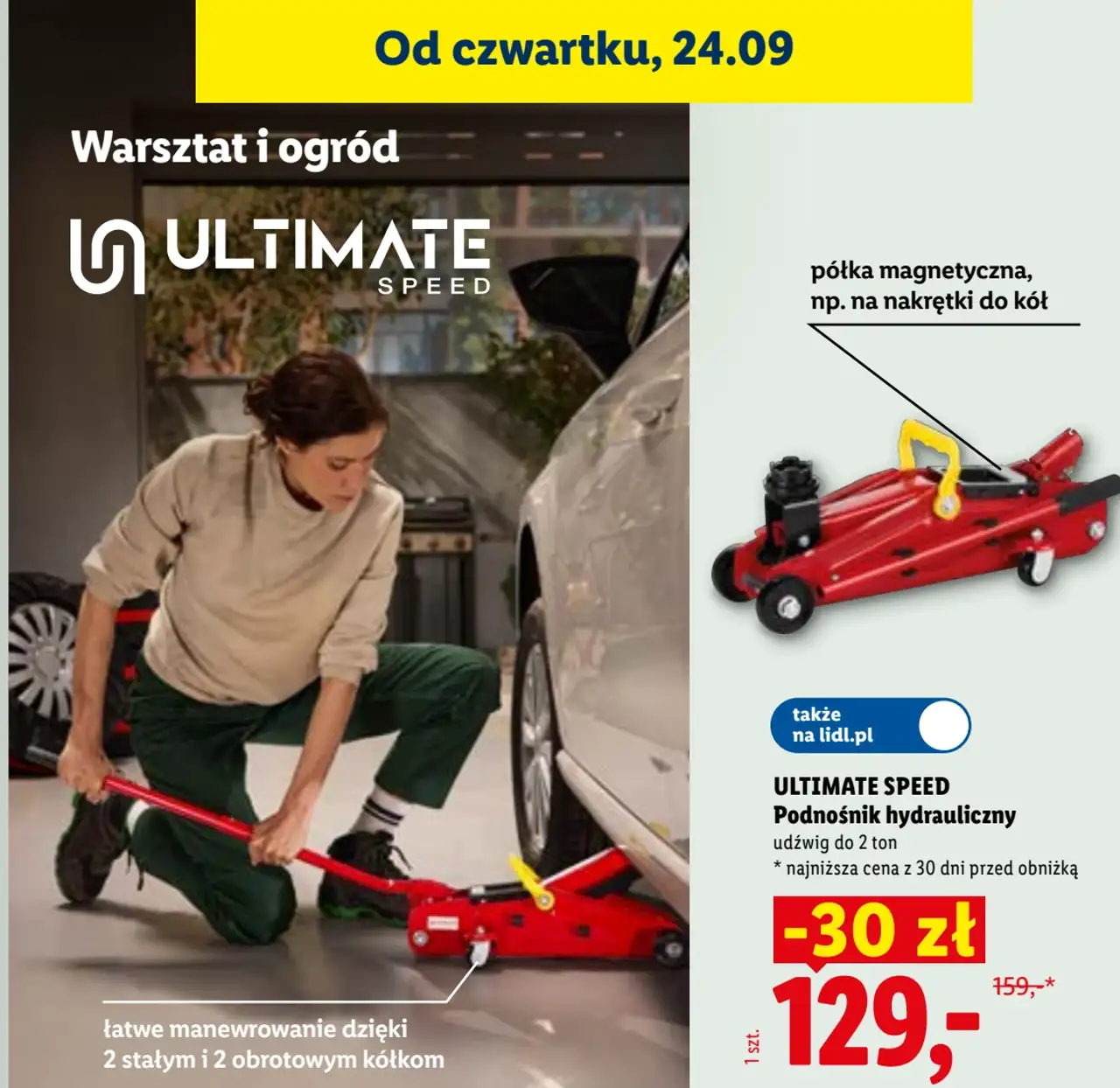 Podnośnik hydrauliczny ULTIMATE SPEED