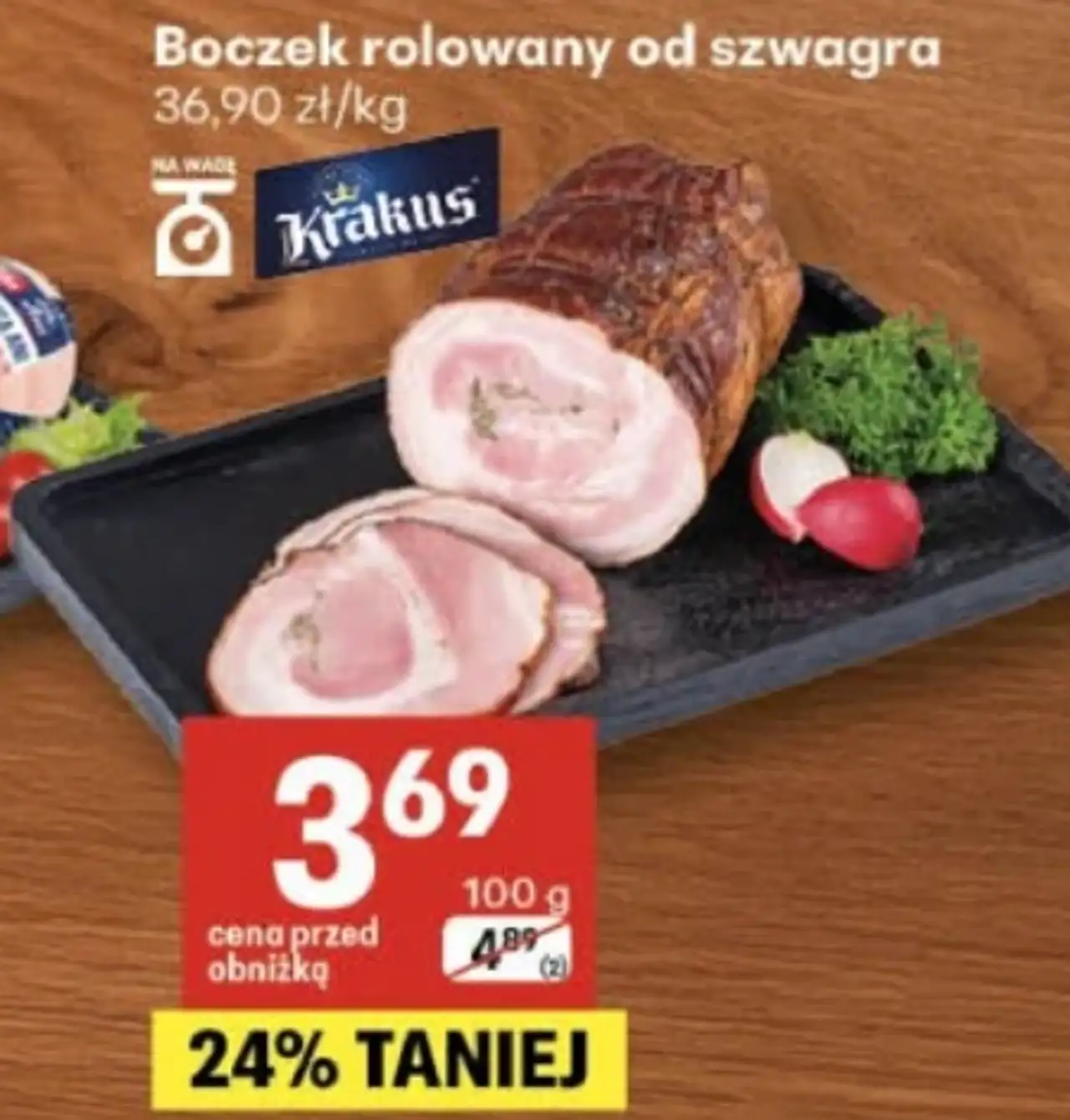 Boczek rolowany od szwagra Krakus