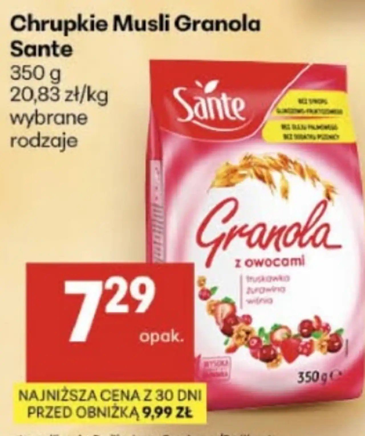 Chrupkie Musli Granola Sante