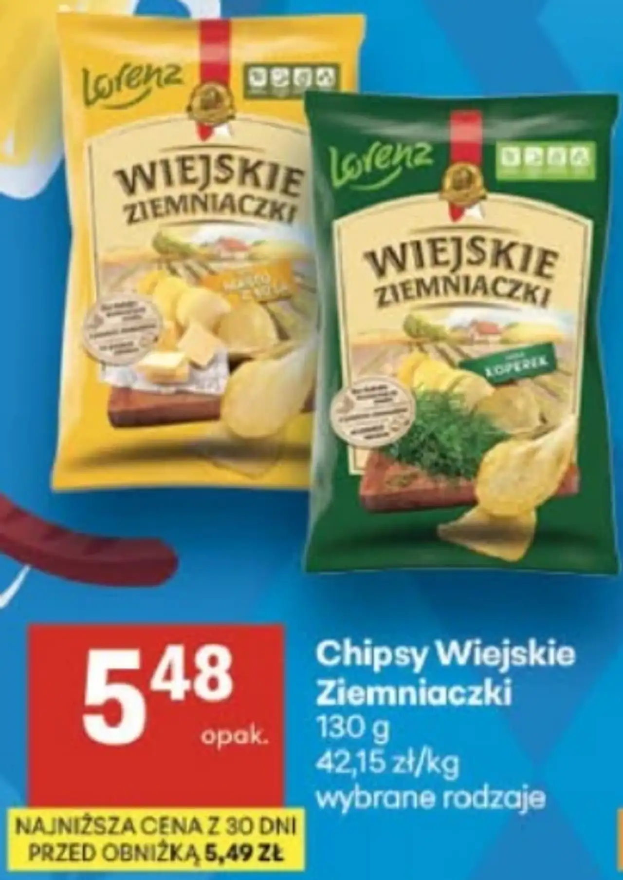 Chipsy Wiejskie Ziemniaczki
