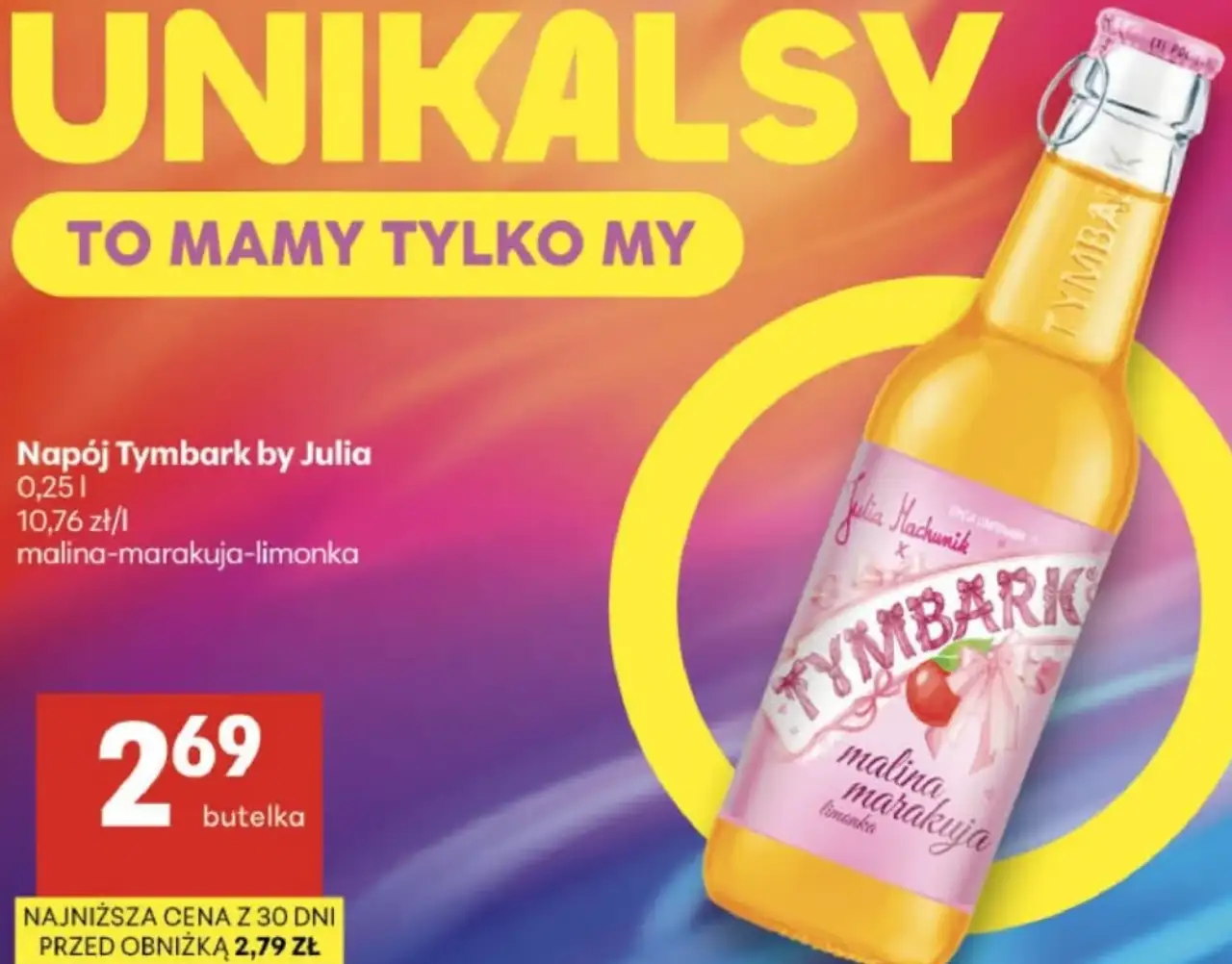 Napój Tymbark by Julia malina-marakuja-limonka