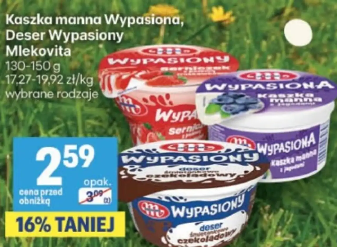 Kaszka manna Wypasiona, Deser Wypasiony Mlekovita