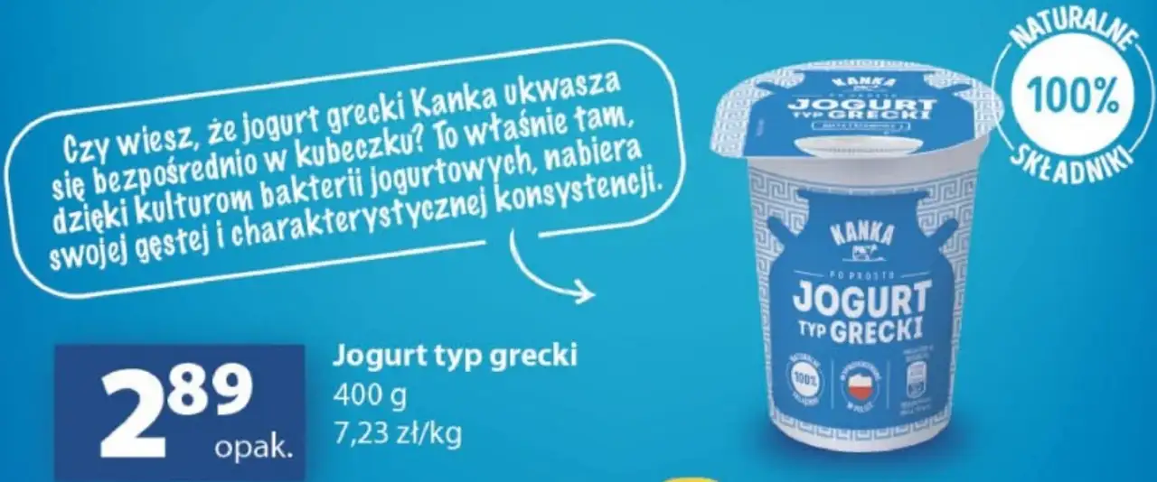 Jogurt typ grecki Kanka