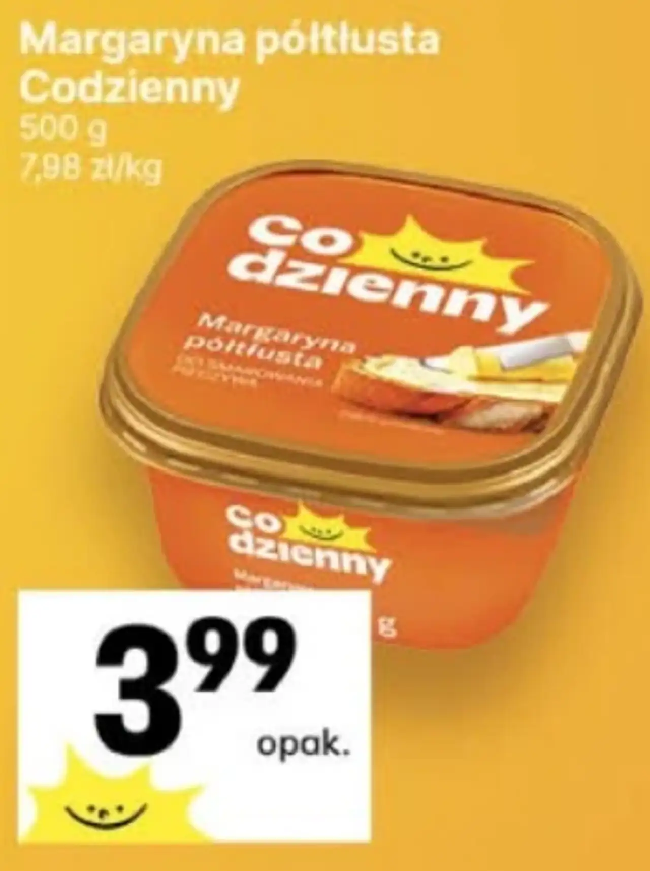 Margaryna półtłusta Codzienny