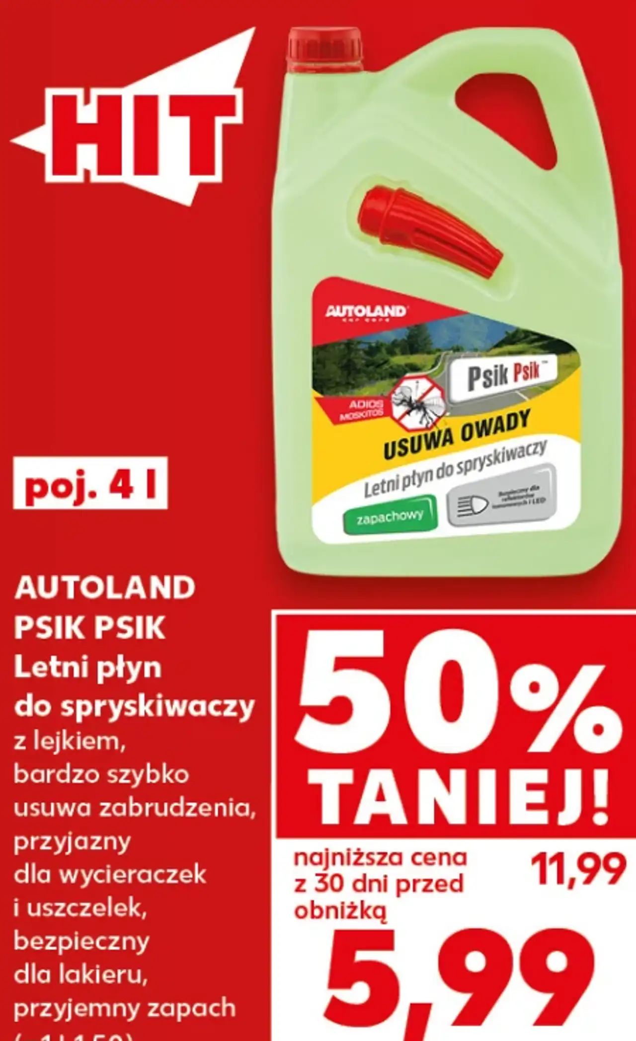 AUTOLAND PSIK PSIK Letni płyn do spryskiwaczy