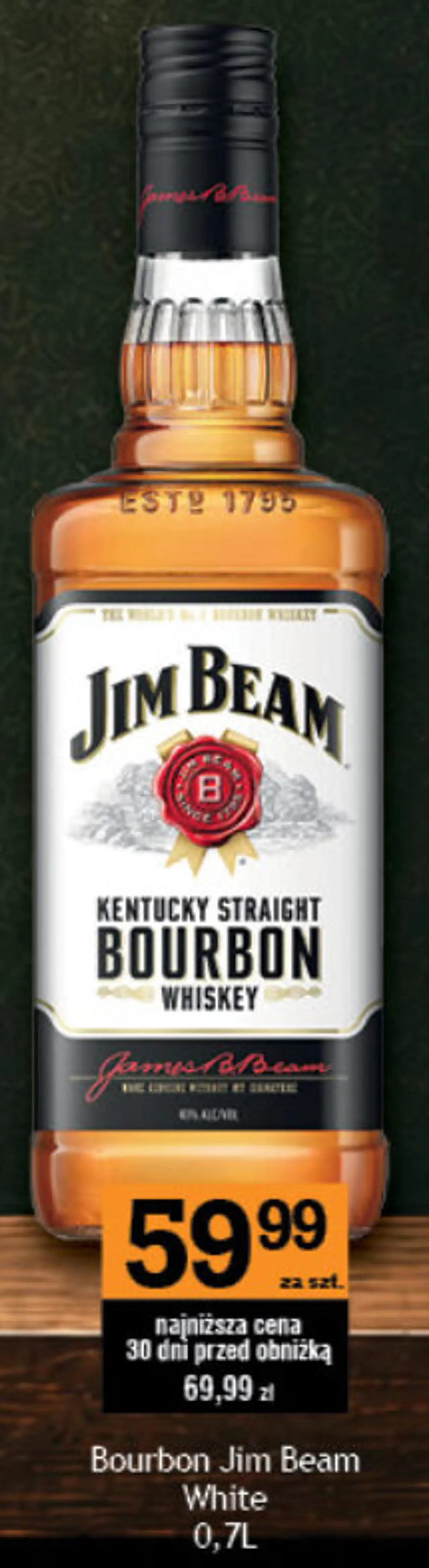 Bourbon Jim Beam White 0,7L
