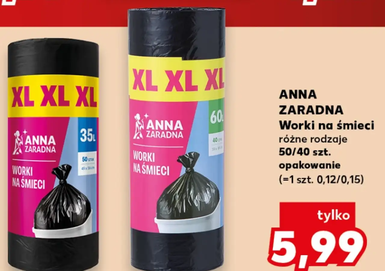 Anna Zaradna Worki na śmieci