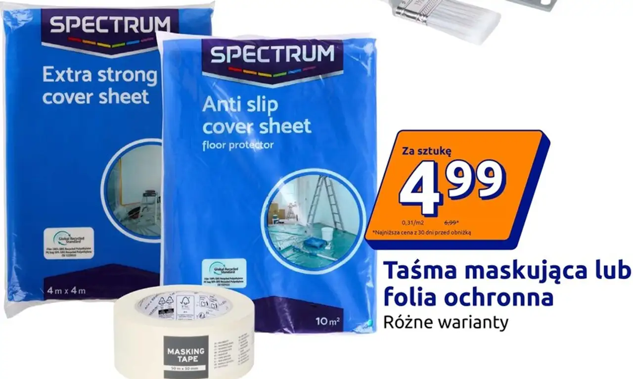 Taśma maskująca lub folia ochronna Spectrum