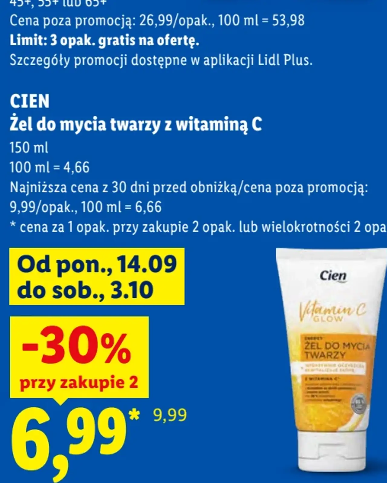 CIEN Żel do mycia twarzy z witaminą C