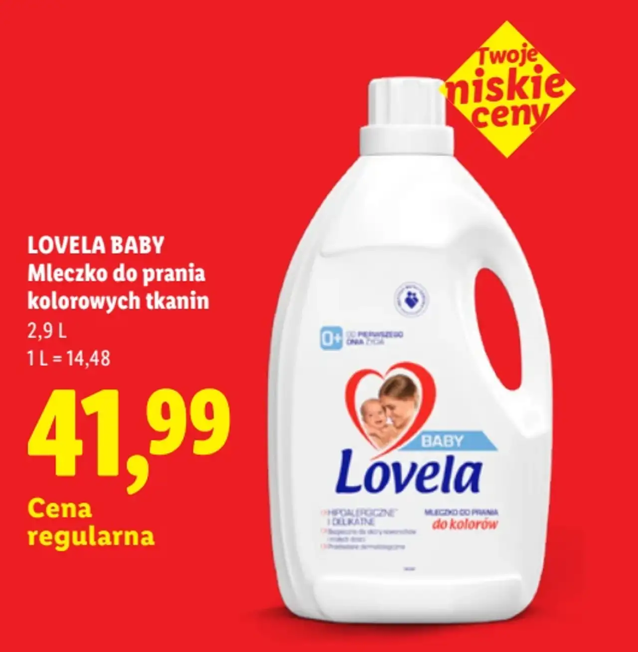 Lovela Baby Mleczko do prania kolorowych tkanin
