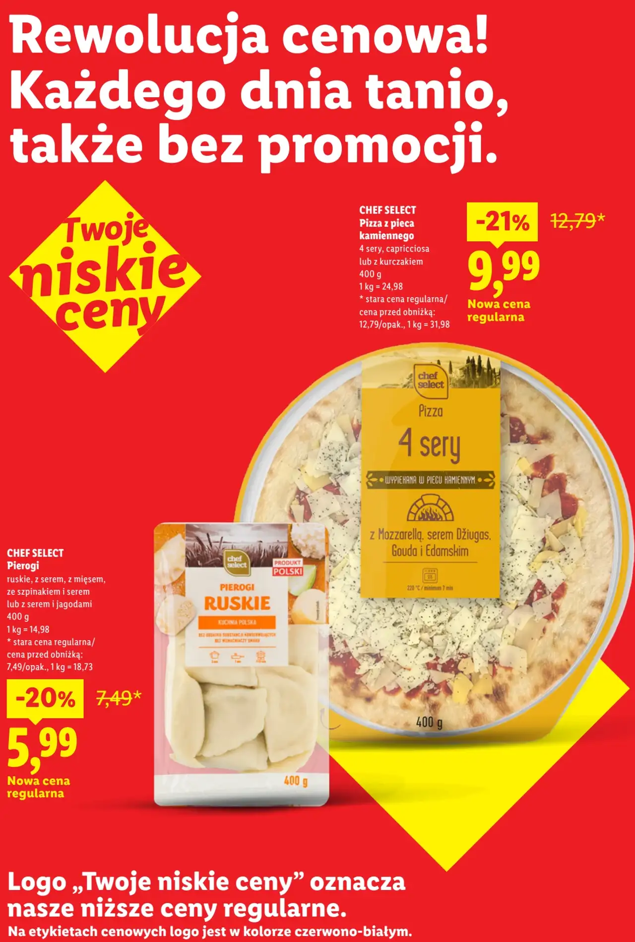 Chef Select Pizza z pieca kamiennego (4 sery, capricciosa lub z kurczakiem)