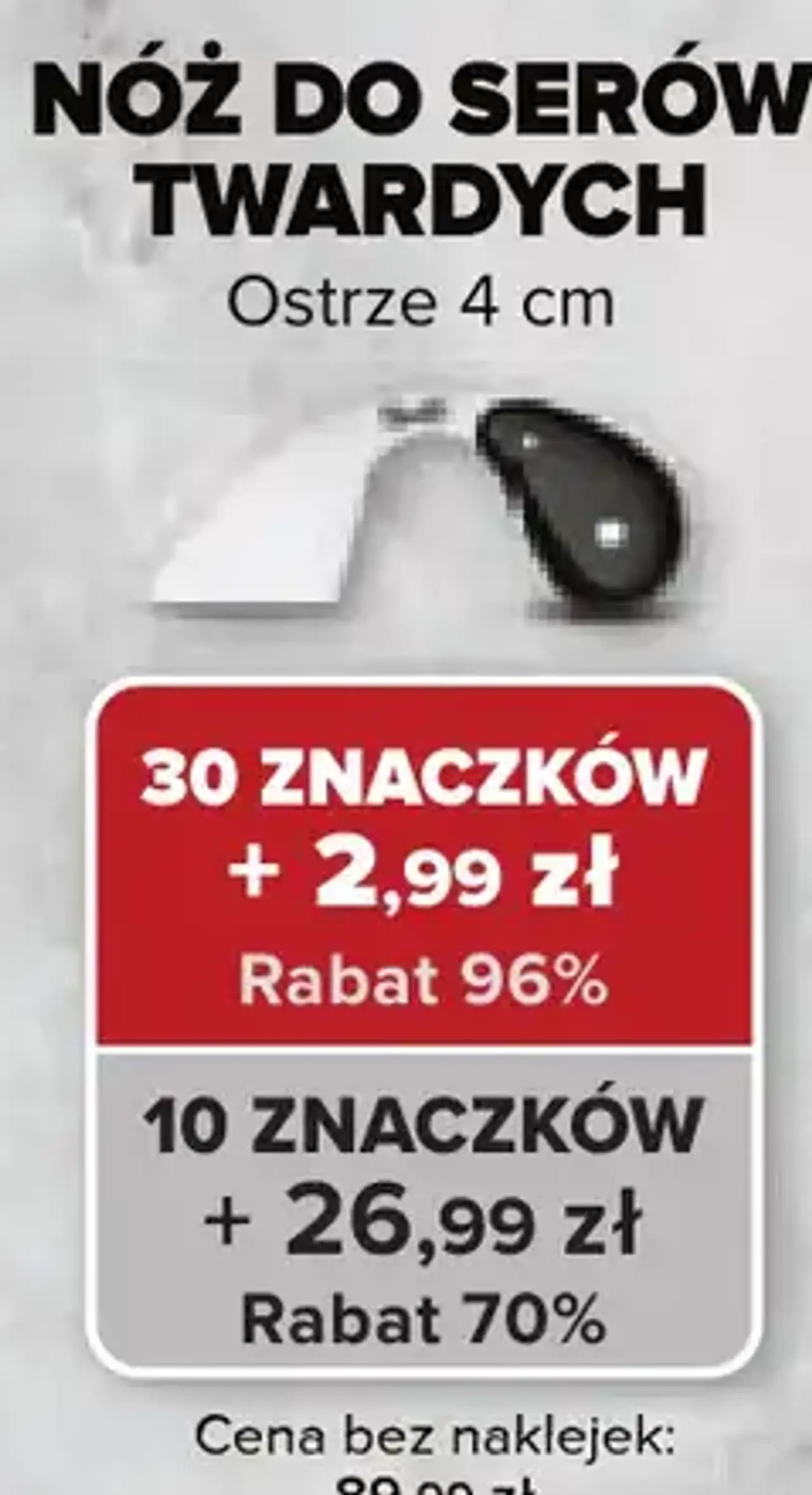 Consigli Nóż do serów twardych