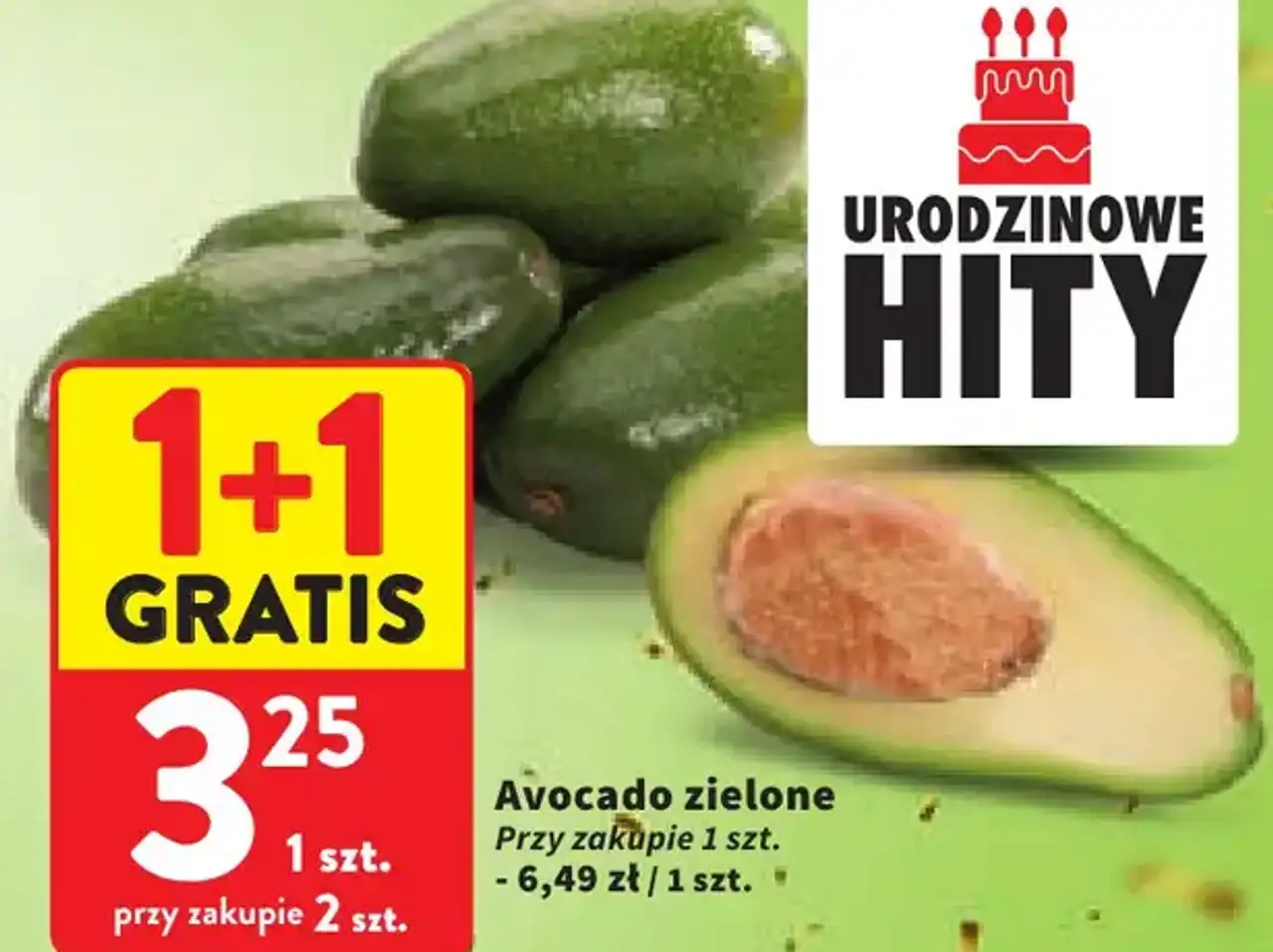 Avocado zielone