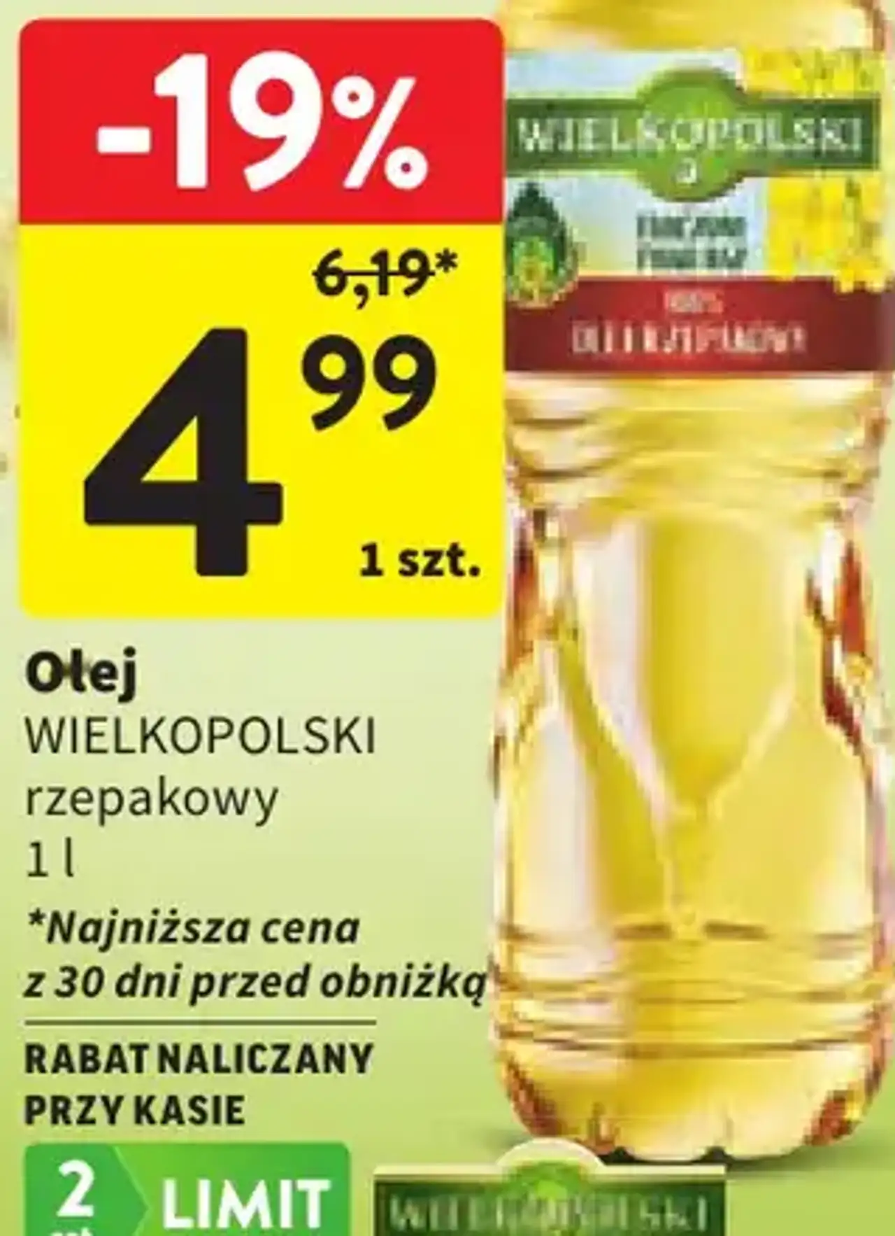 Olej WIELKOPOLSKI rzepakowy