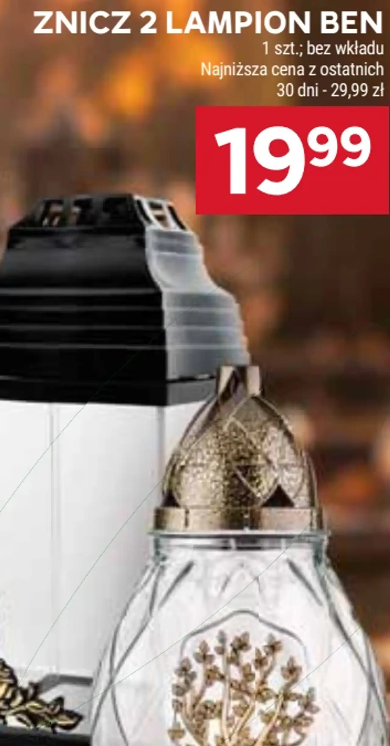 Znicz 2 Lampion Ben