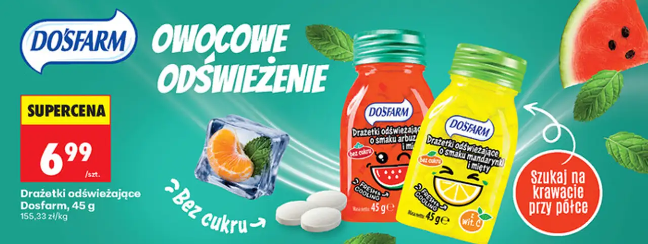 Drażetki odświeżające Dosfarm, 45 g