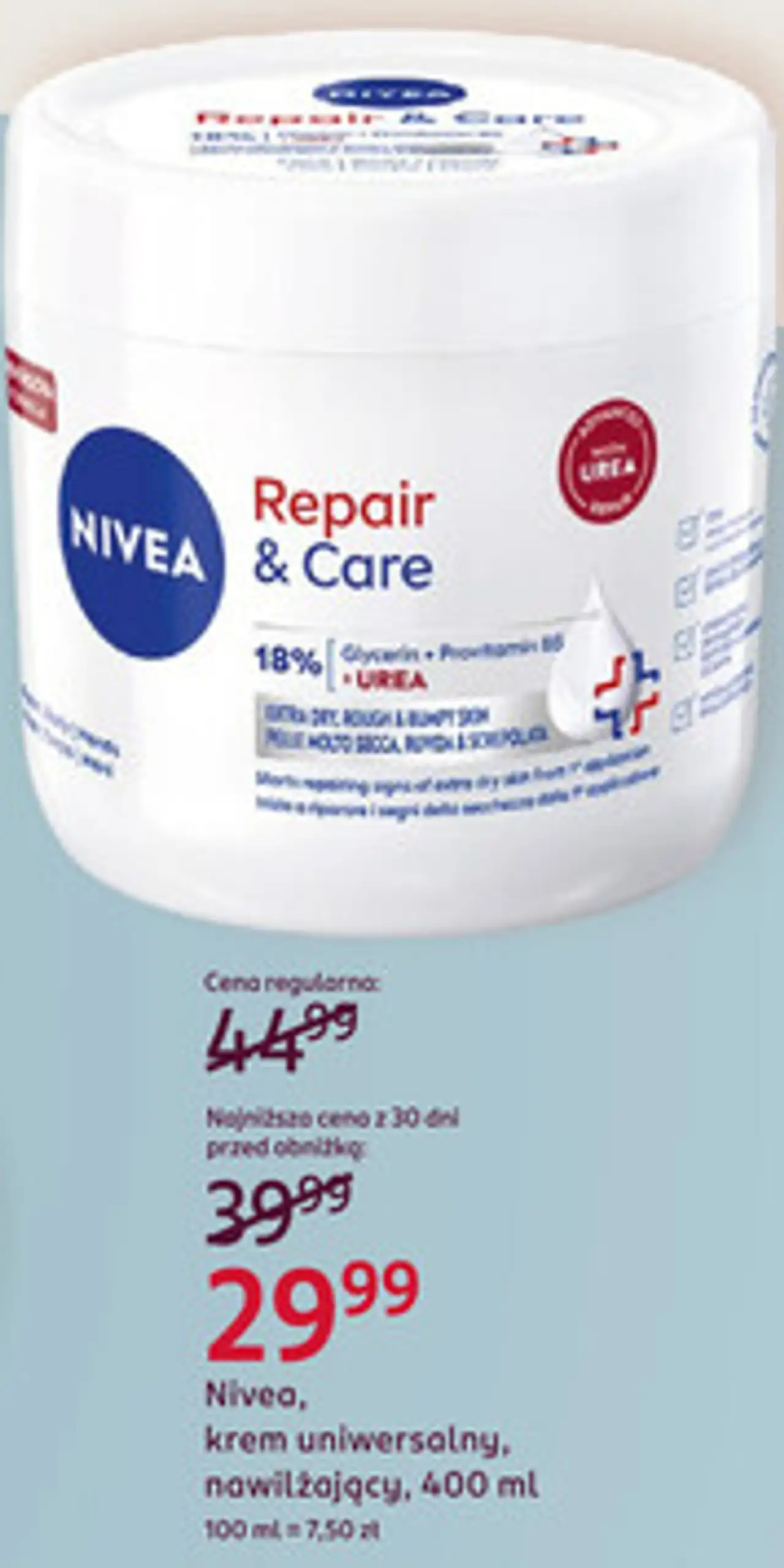 Nivea Repair & Care krem uniwersalny, nawilżający