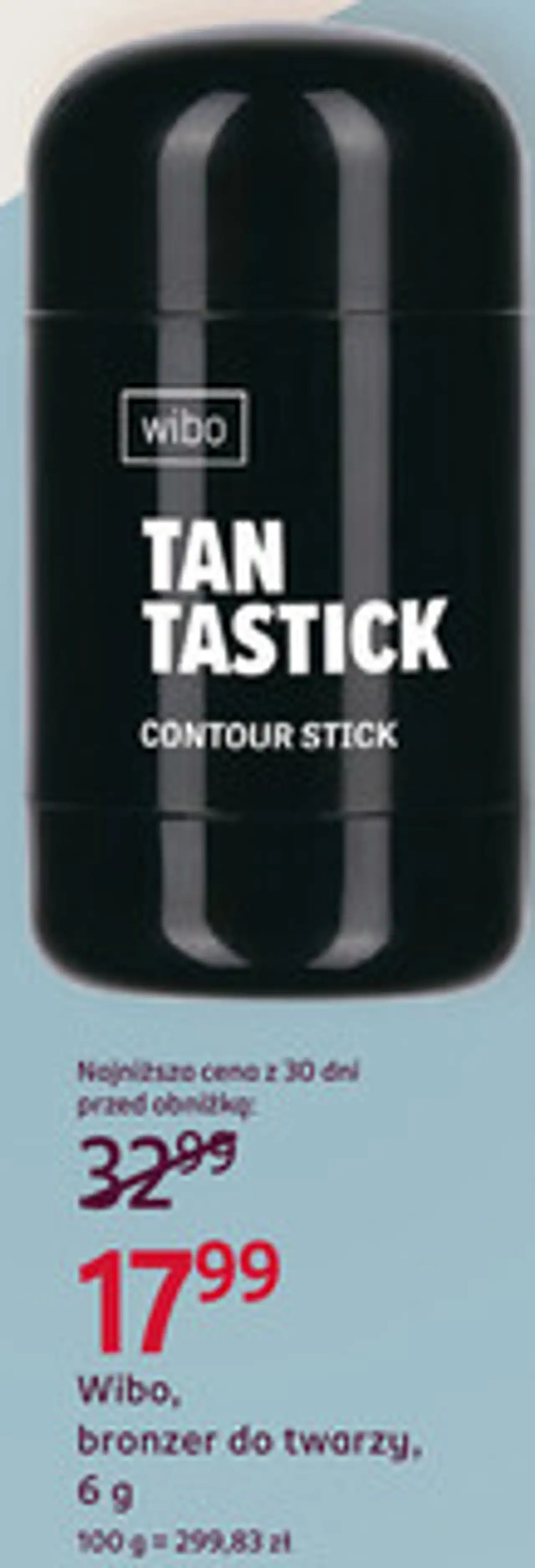 Wibo Tan Tastick Contour Stick bronzer do twarzy
