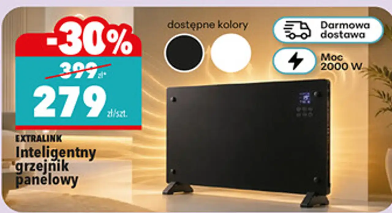 Inteligentny grzejnik panelowy Extralink