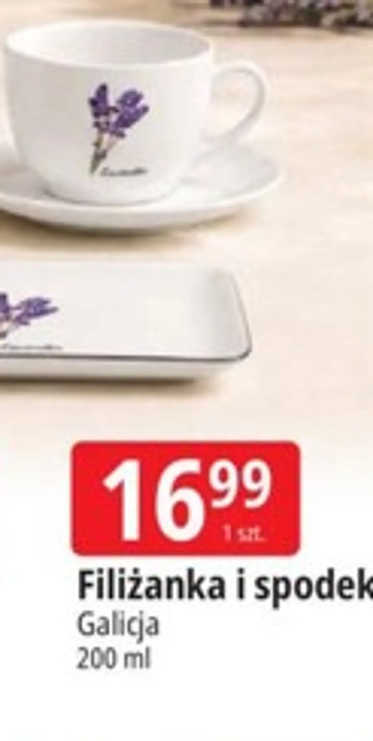 Filiżanka i spodek Galicja Seria Prowansja