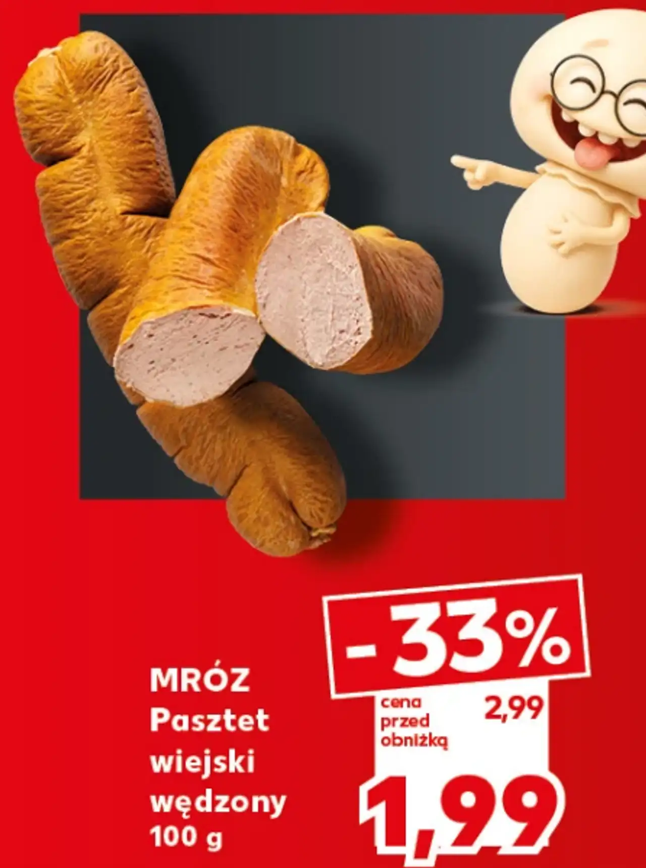 Mróz Pasztet wiejski wędzony