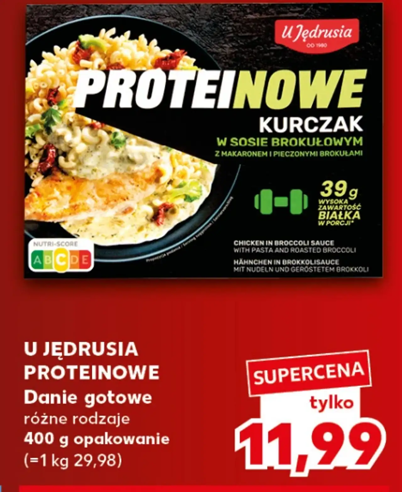 U Jędrusia Proteinowe Danie gotowe
