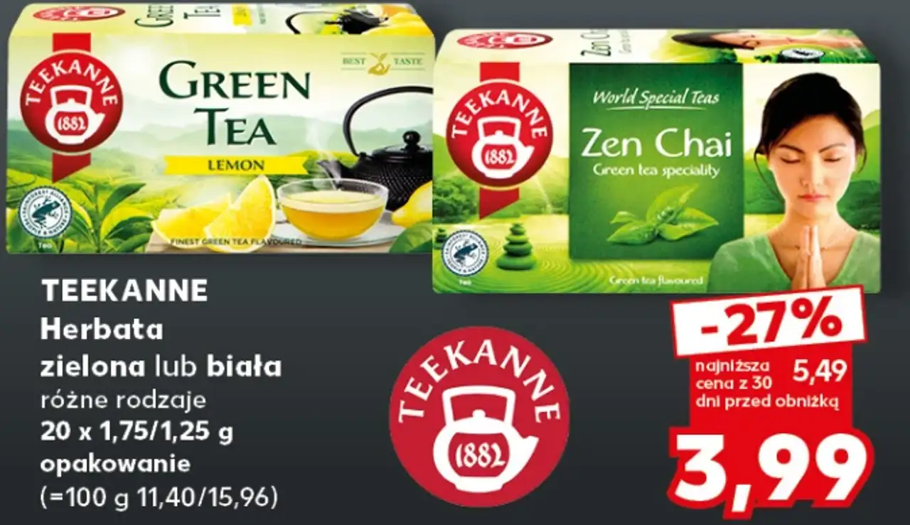 Teekanne Herbata zielona lub biała