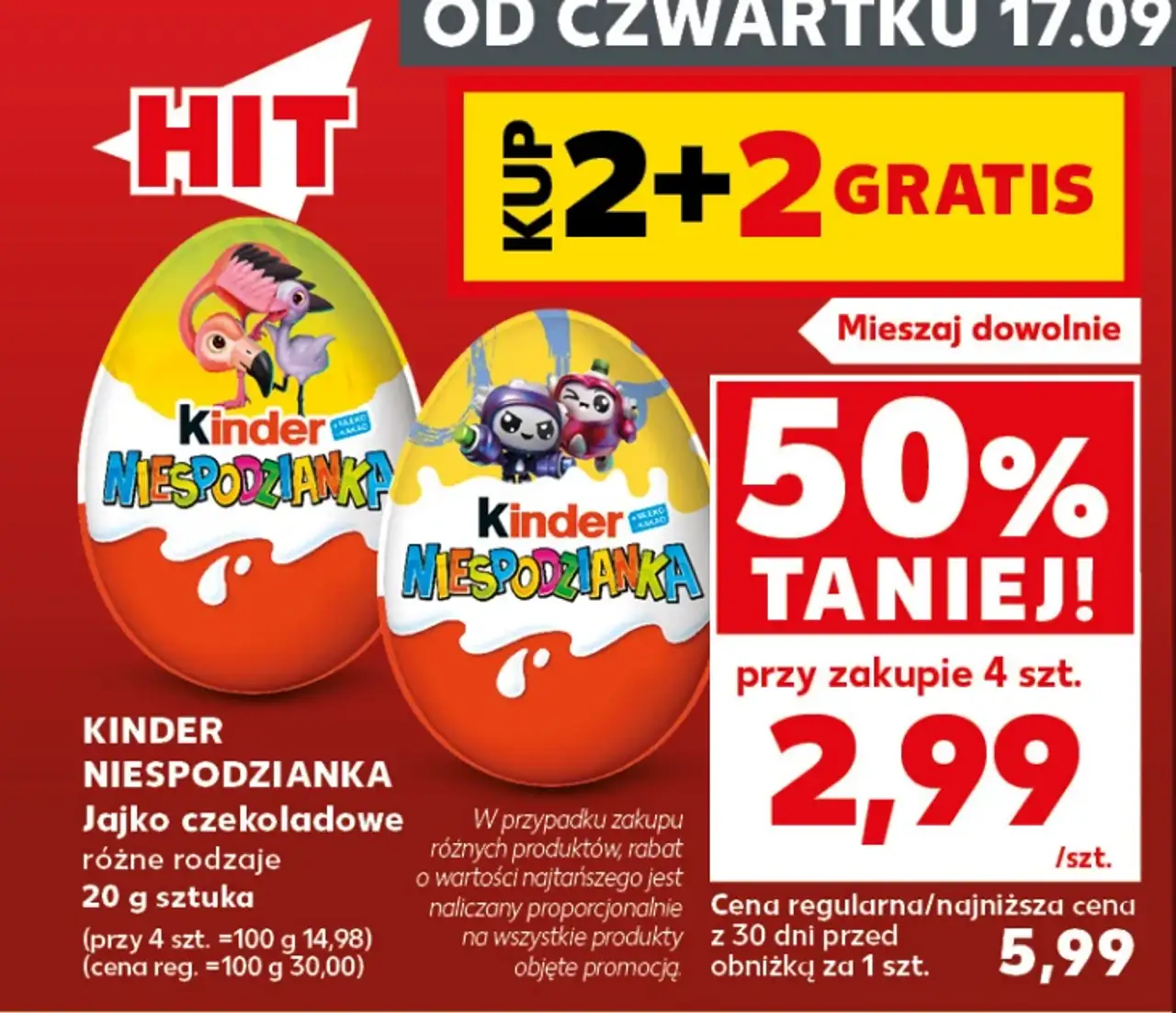 Kinder Niespodzianka Jajko czekoladowe