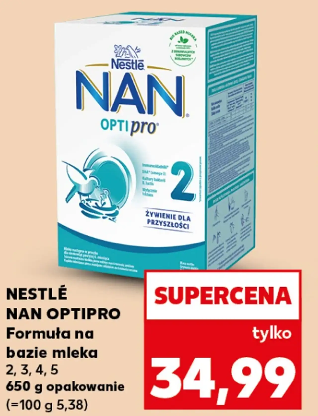 Nestlé Nan Optipro Formuła na bazie mleka