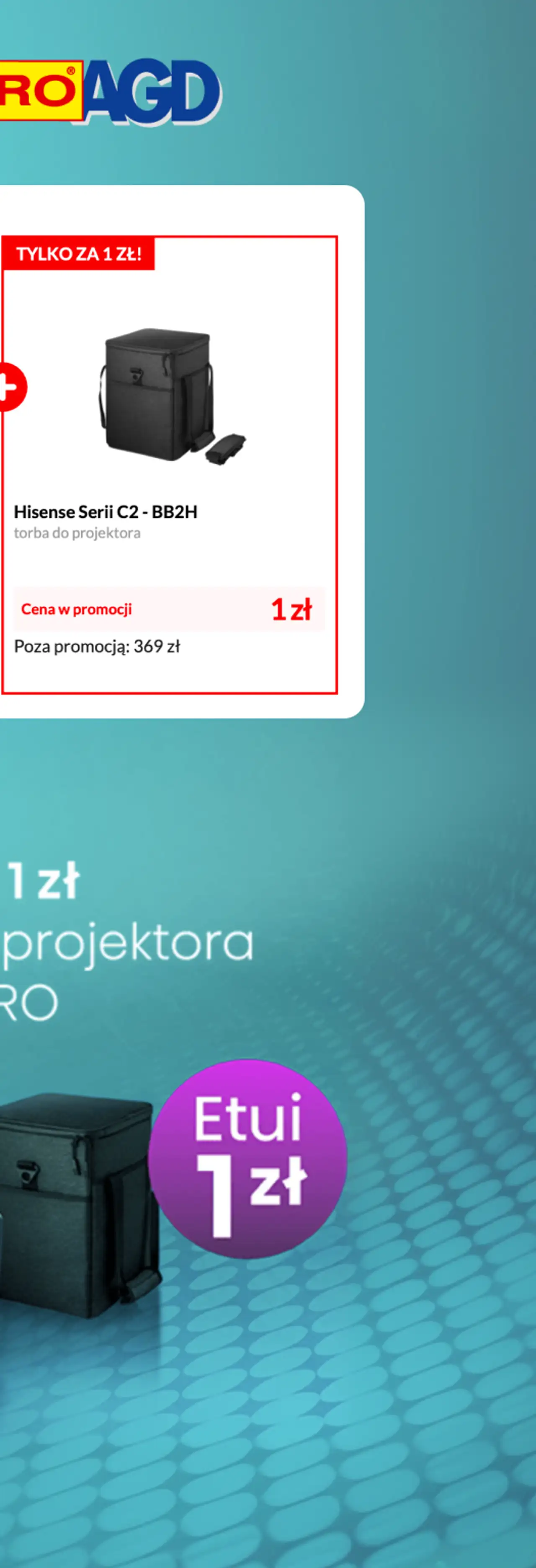 Hisense Serii C2 - BB2H torba do projektora