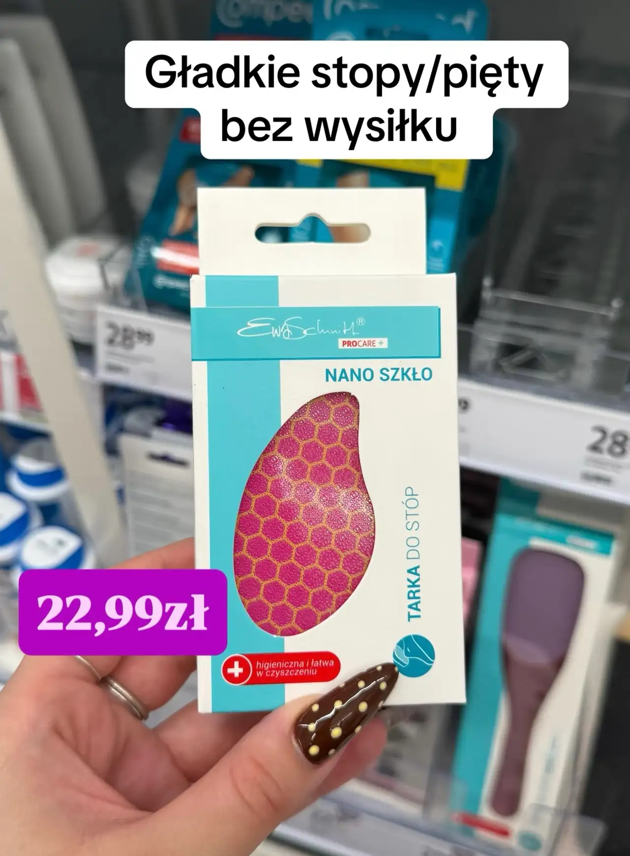 Ewa Schmitt PROCARE+ Nano Szkło Tarka do stóp