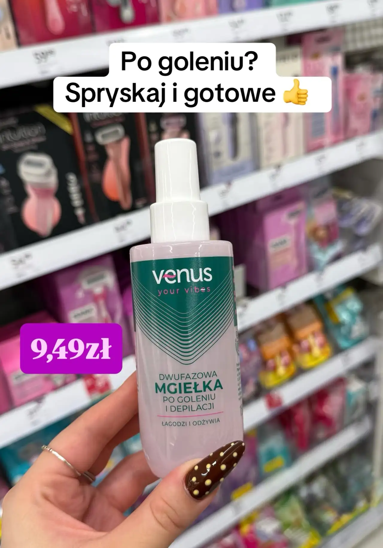 Venus Your Vibes Dwufazowa mgiełka po goleniu i depilacji