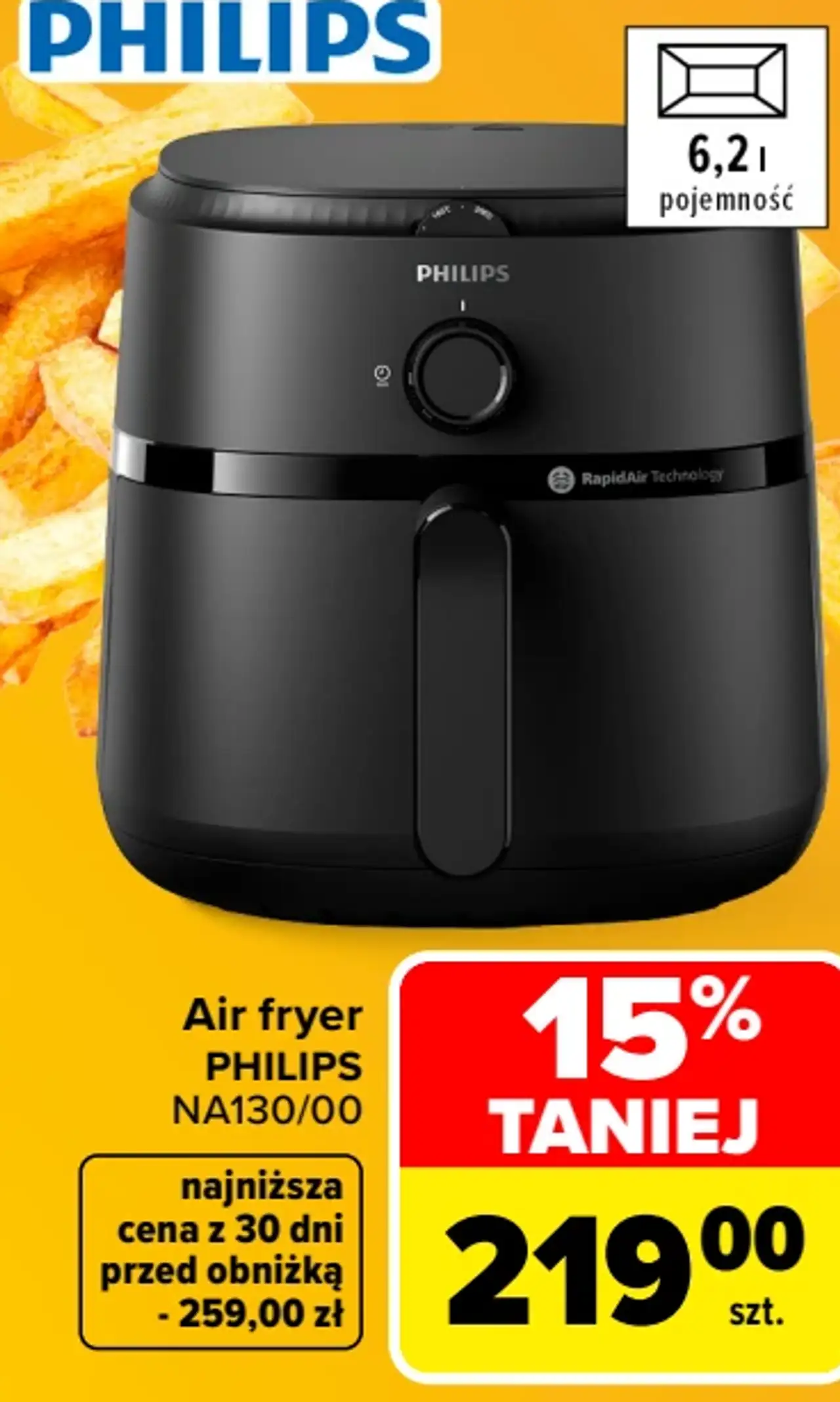 Air fryer PHILIPS NA130/00
