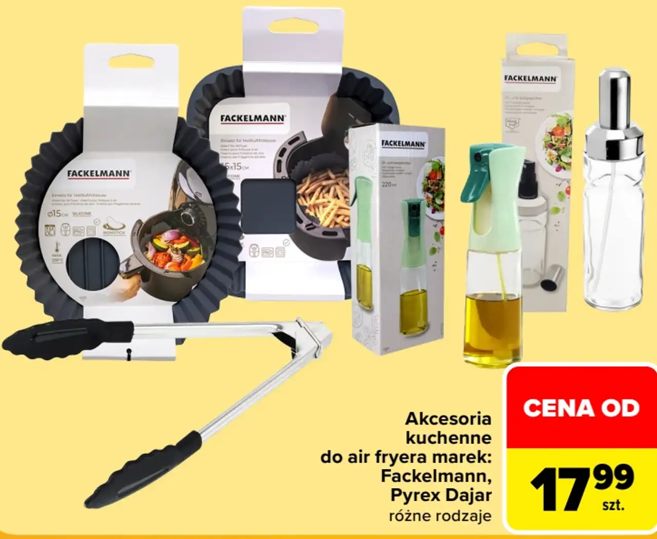 Akcesoria kuchenne do air fryera Fackelmann, Pyrex Dajar