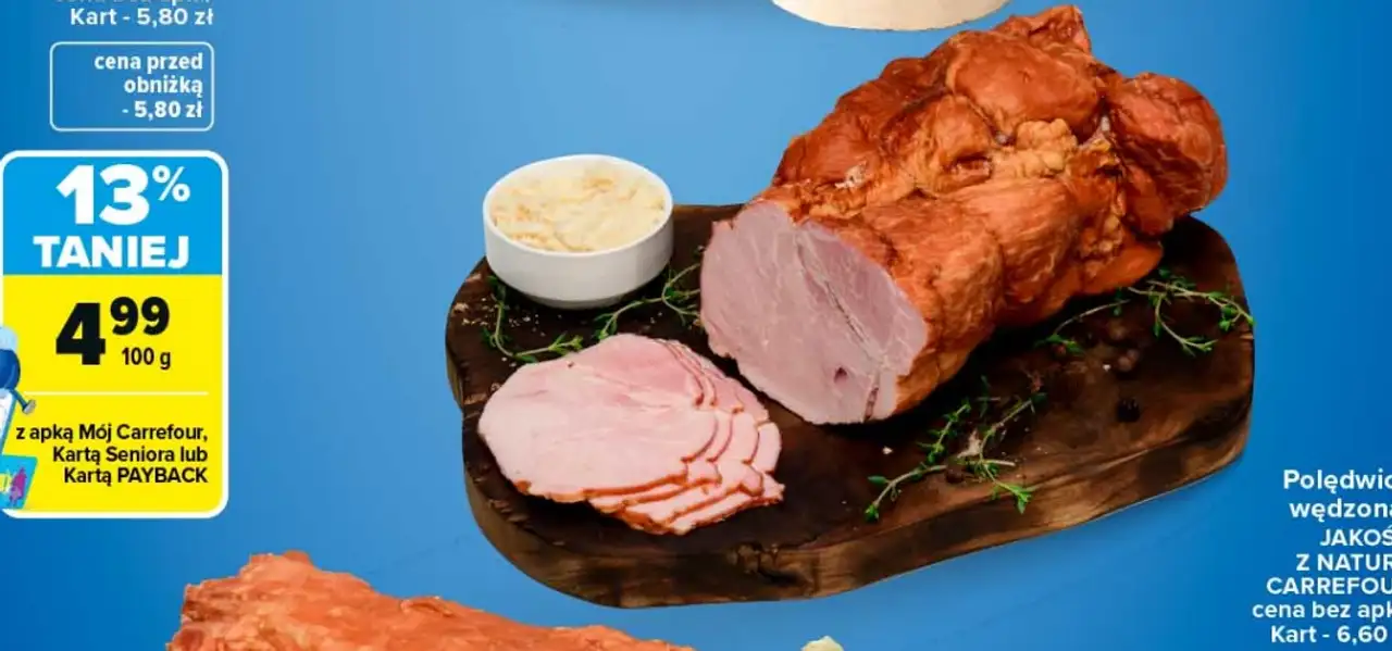 Baleron wędzony Jakość z Natury Carrefour