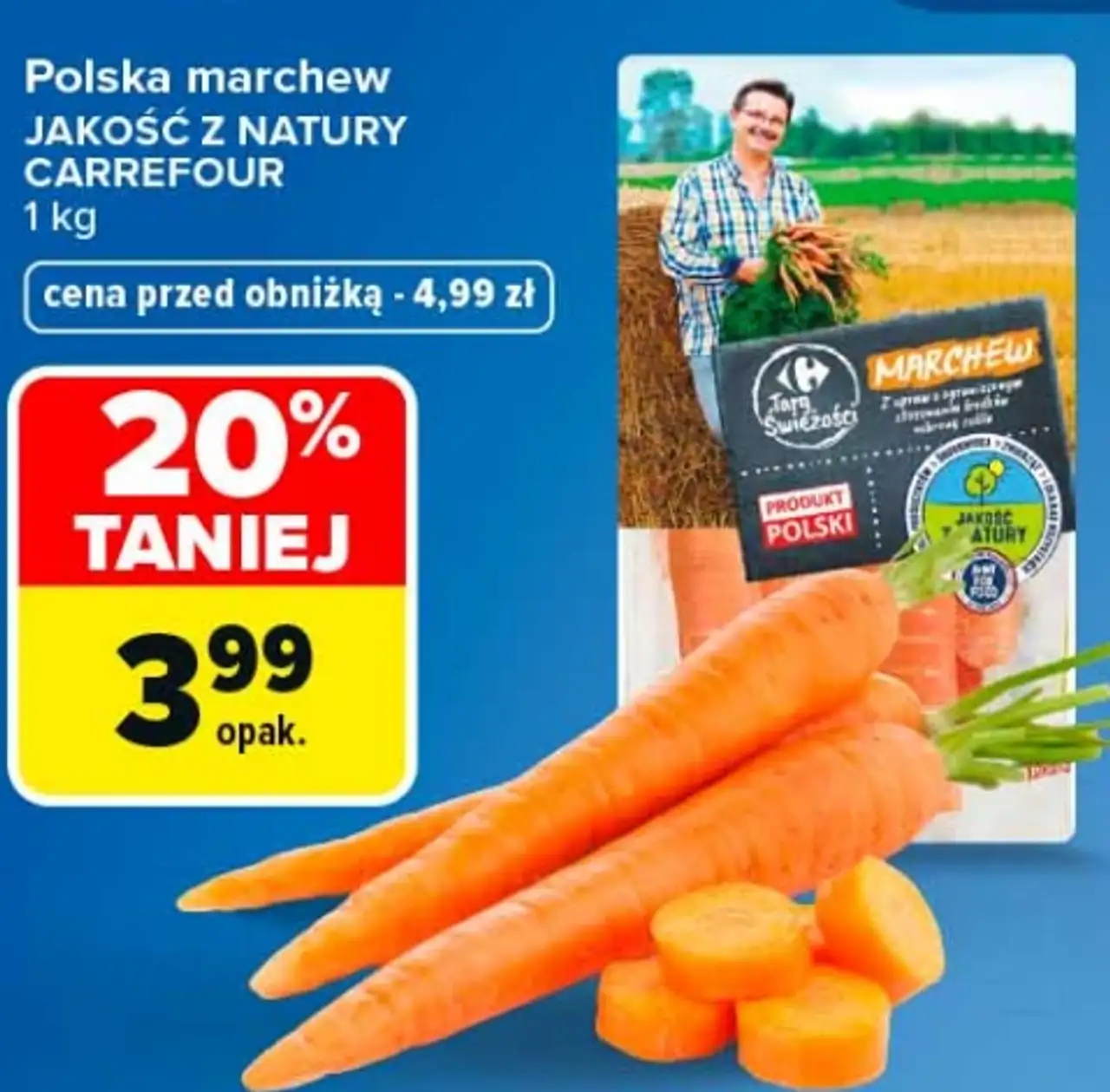 Polska marchew JAKOŚĆ Z NATURY CARREFOUR