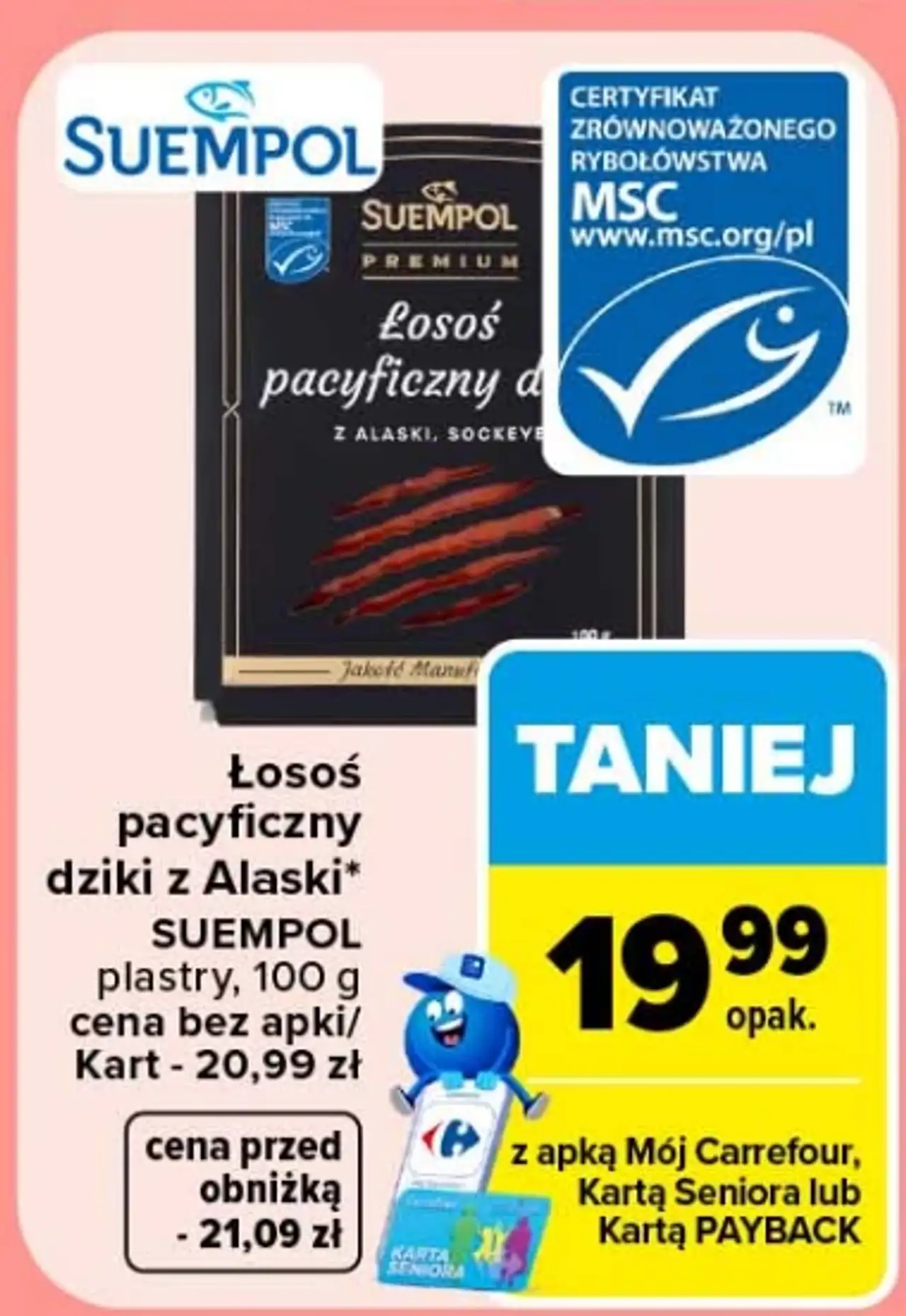 Łosoś pacyficzny dziki z Alaski SUEMPOL