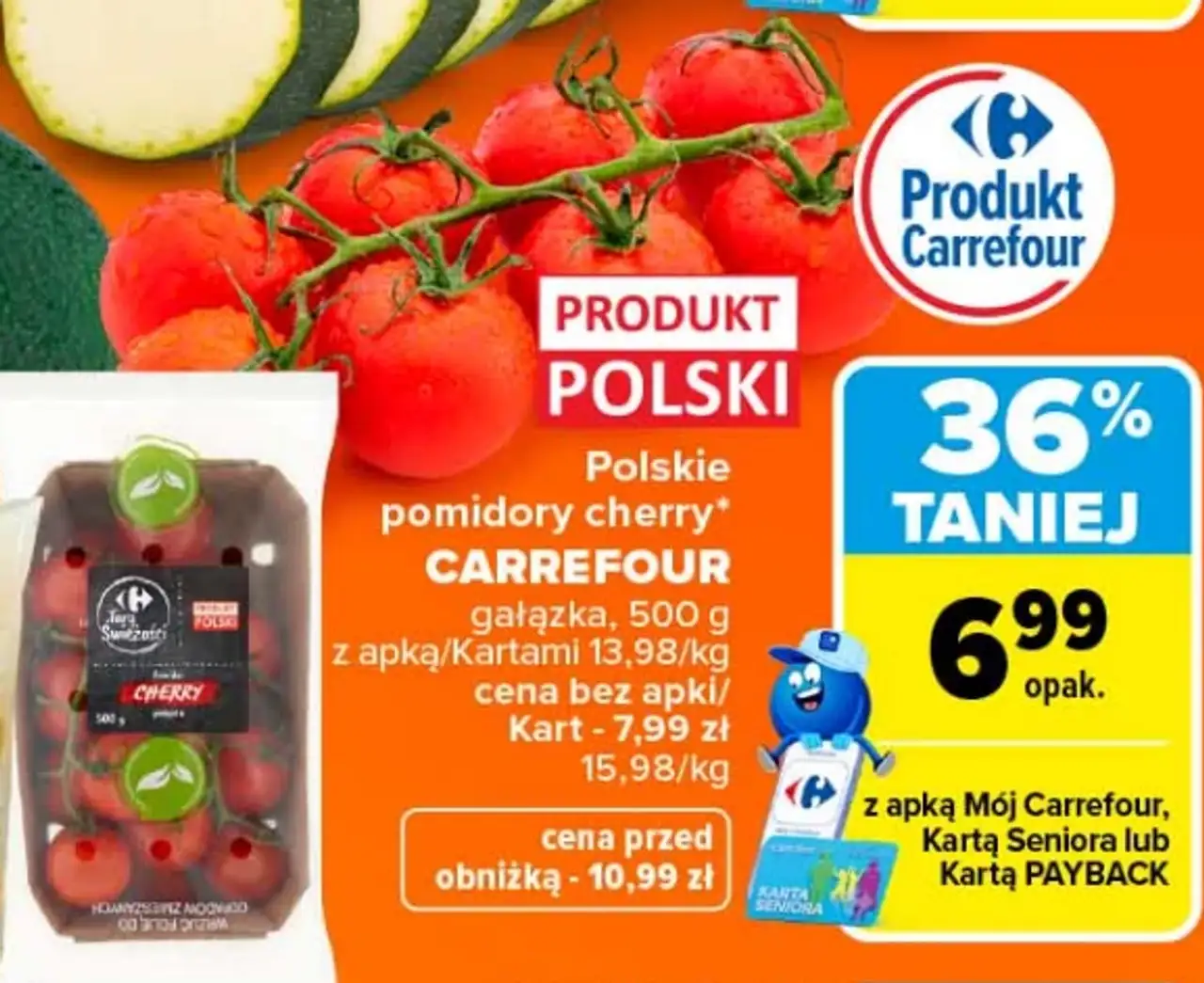 Polskie pomidory cherry CARREFOUR Targ Świeżości
