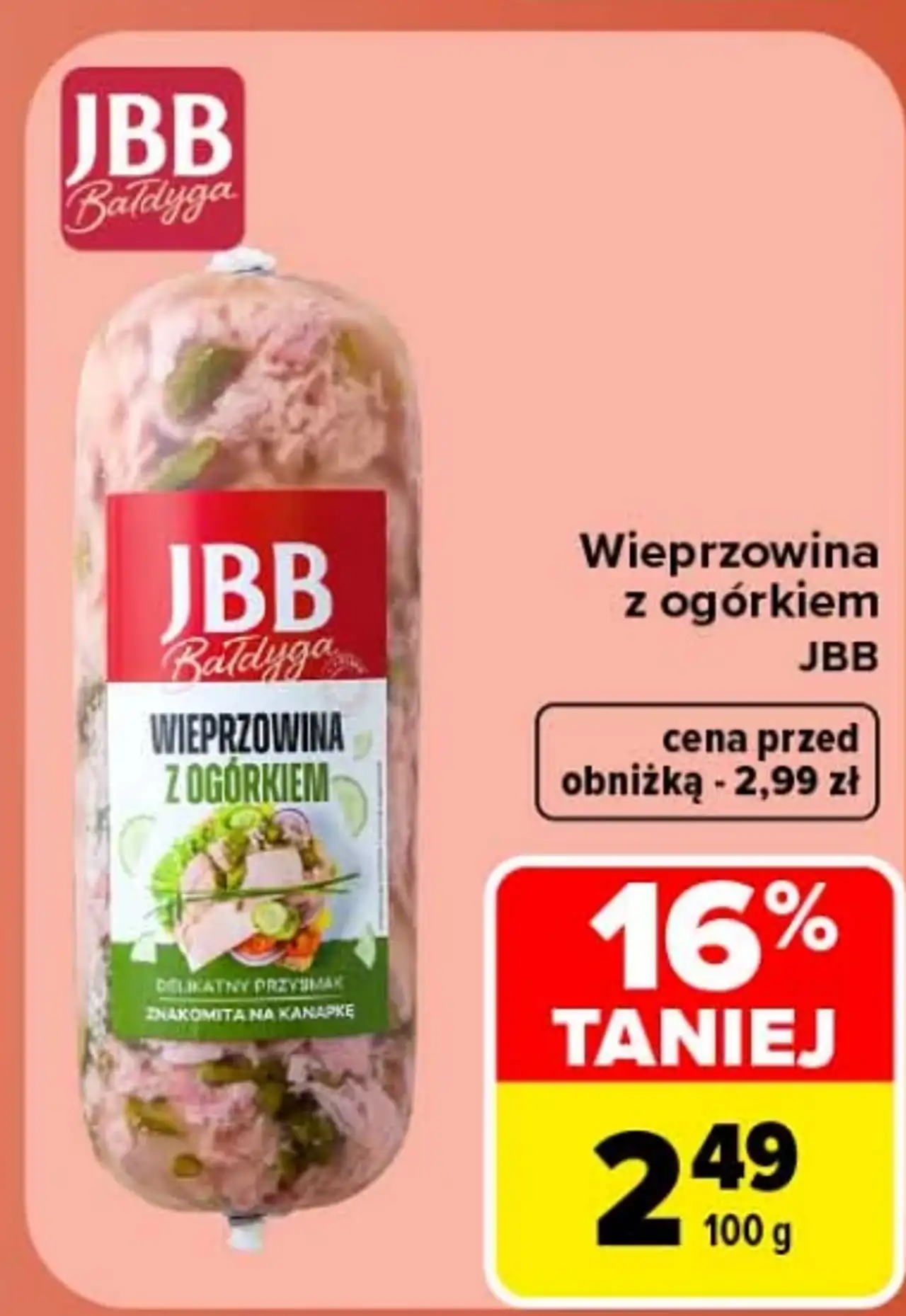 Wieprzowina z ogórkiem JBB