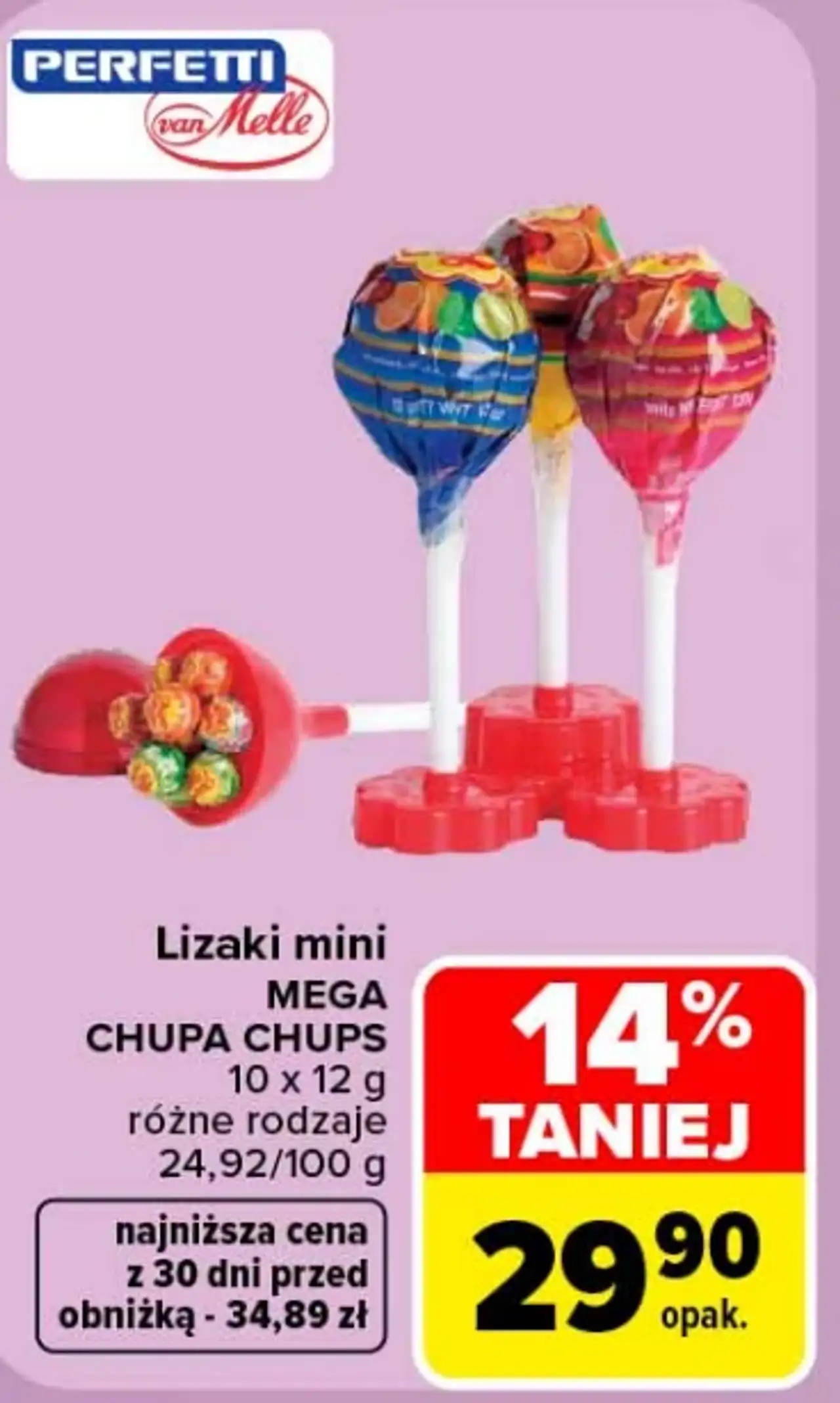 Lizaki mini Mega Chupa Chups