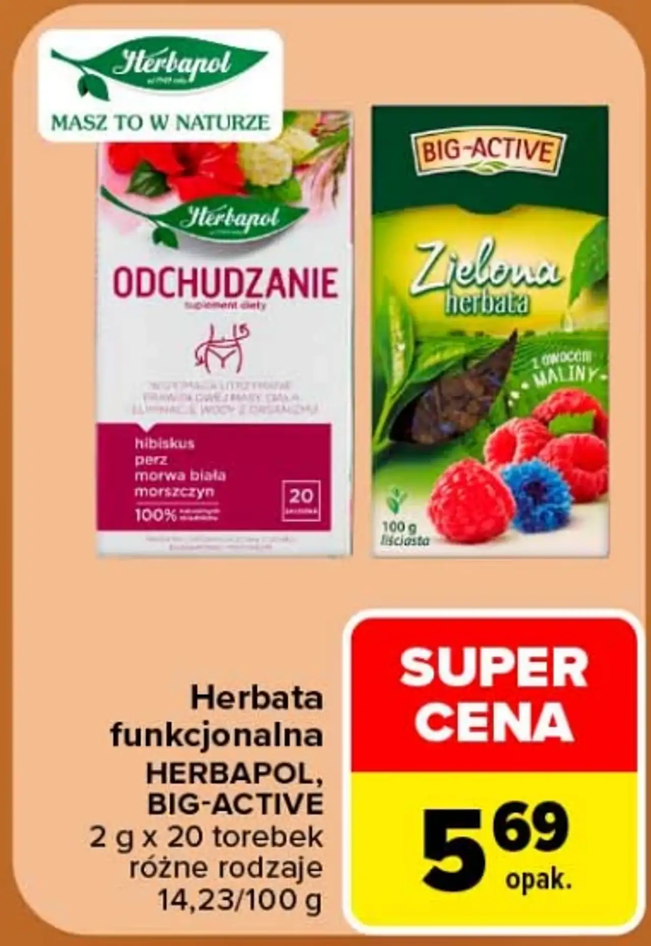 Herbata funkcjonalna Herbapol, Big-Active