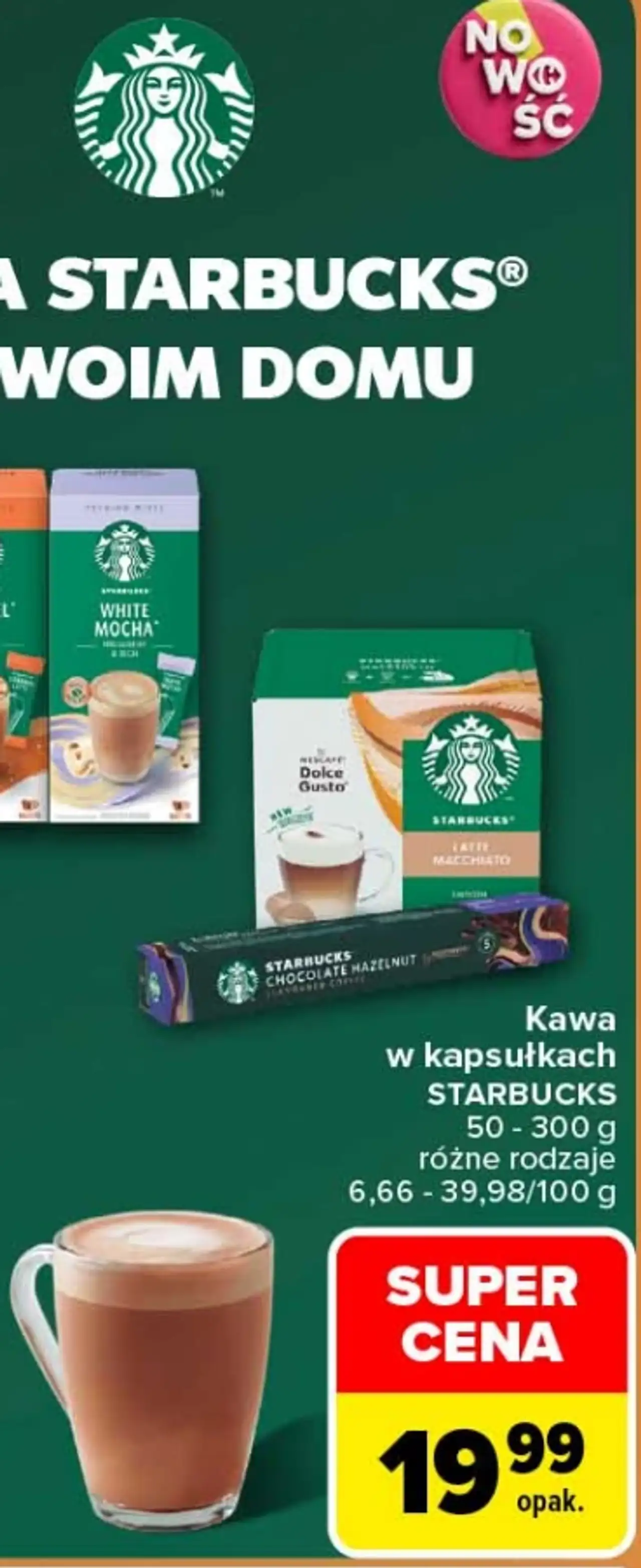 Kawa w kapsułkach STARBUCKS