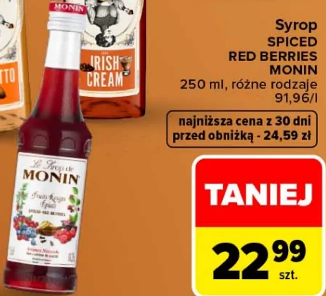Syrop SPICED RED BERRIES MONIN