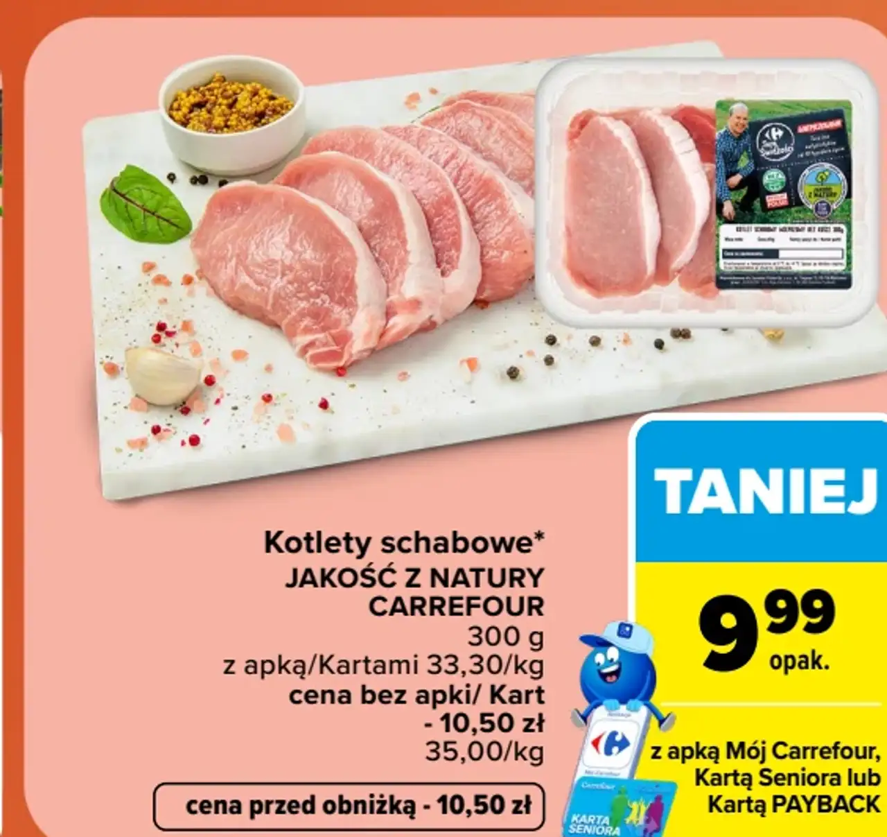 Kotlety schabowe Jakość z Natury Carrefour