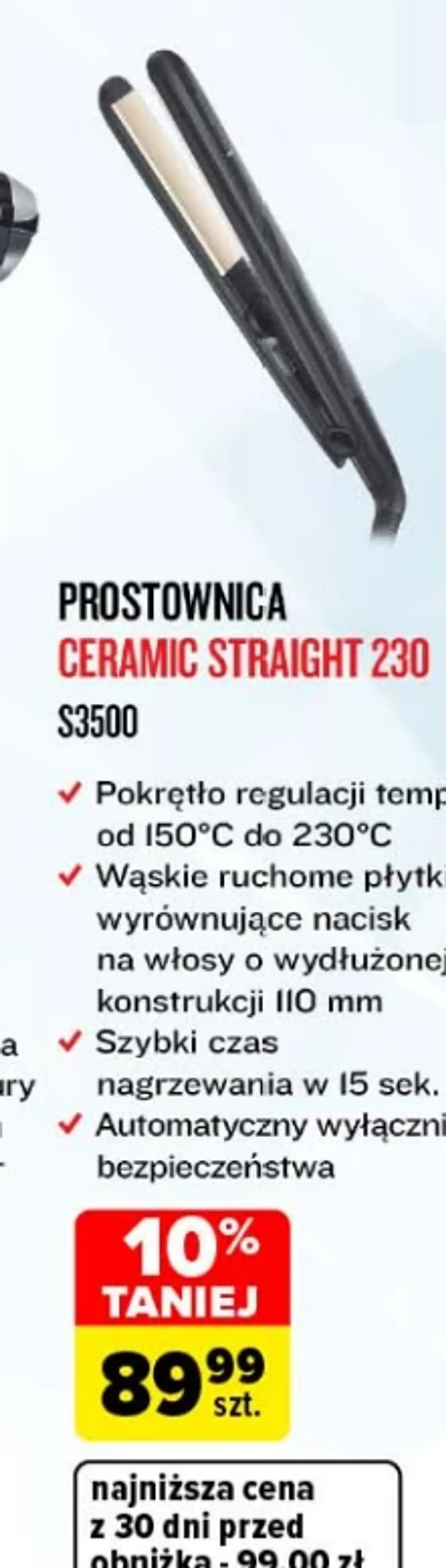 Prostownica Remington Ceramic Straight 230 S3500