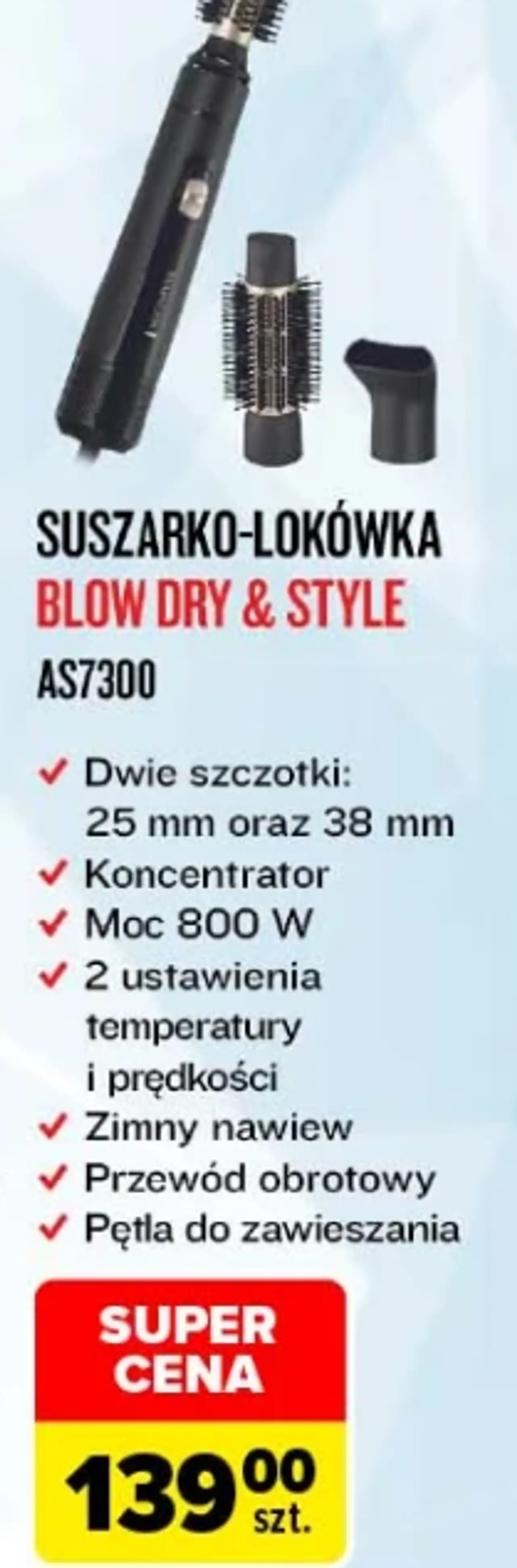 Suszarko-lokówka Remington Blow Dry & Style AS7300