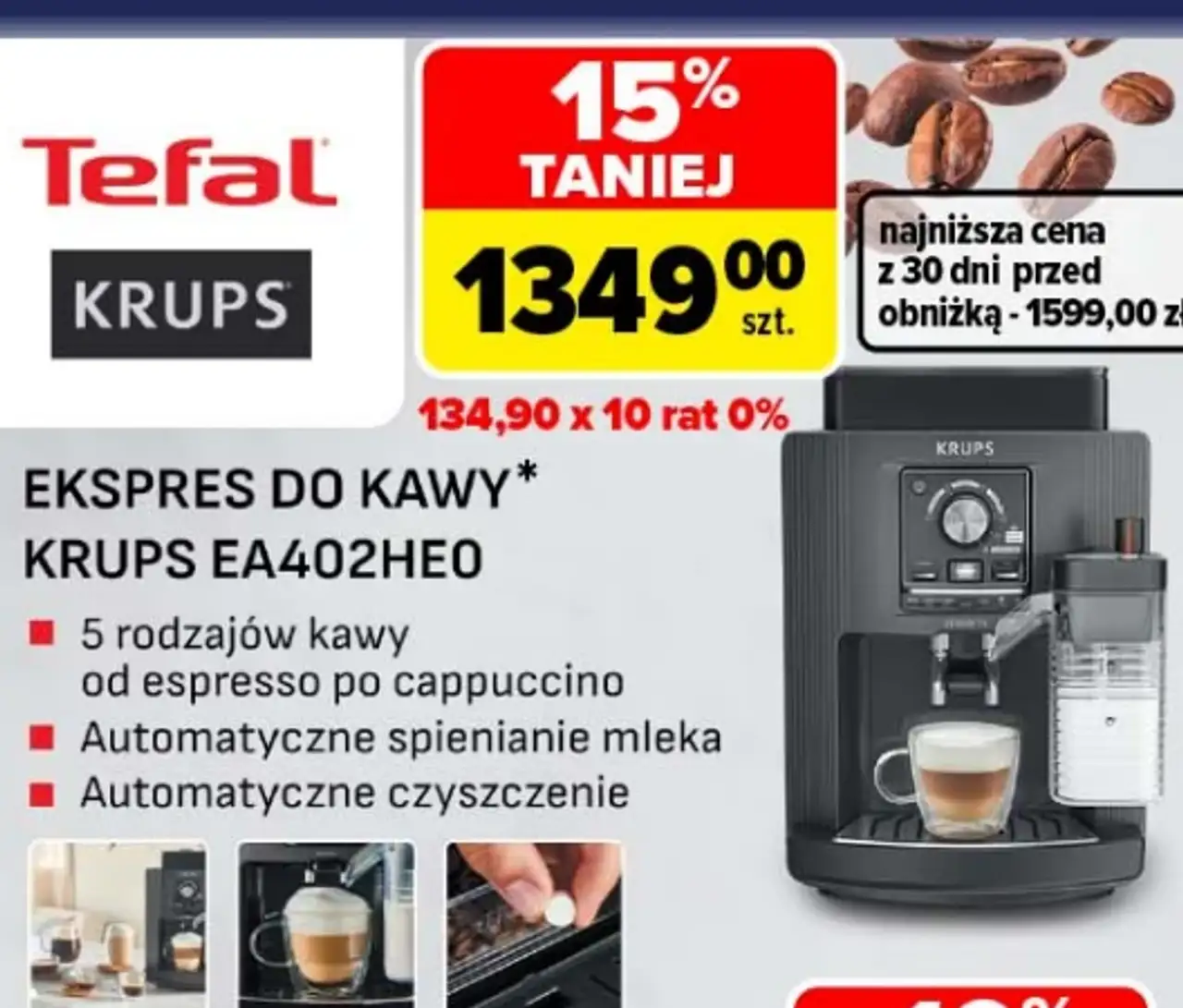 Ekspres do kawy Krups EA402HE0