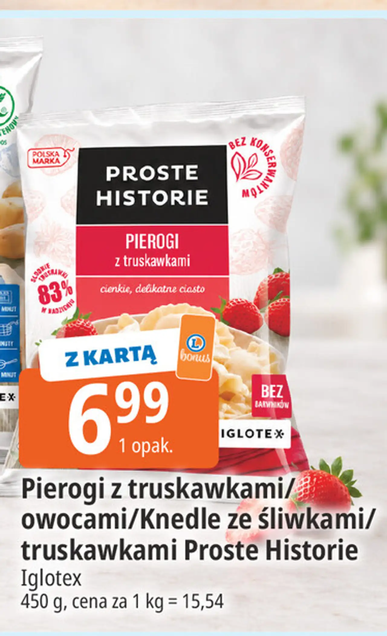 Pierogi z truskawkami/owocami/Knedle ze śliwkami/truskawkami Proste Historie Iglotex